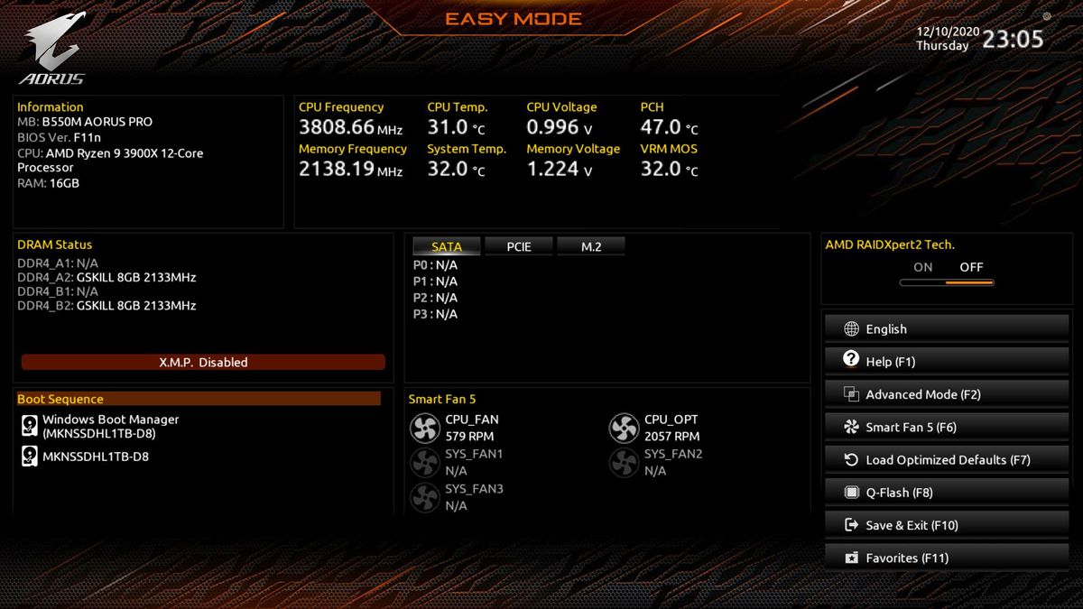 Gigabyte B550M Aorus Pro