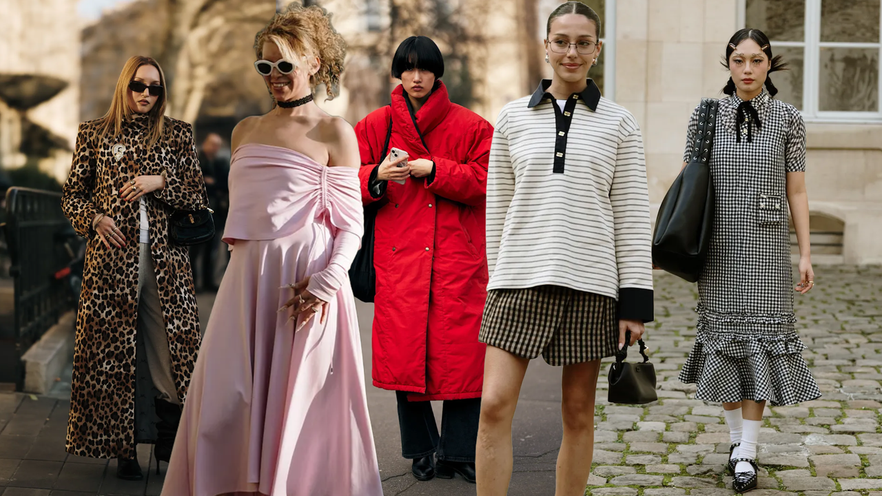 women wearing paris fashion week&#039;s biggest fashion week trends.