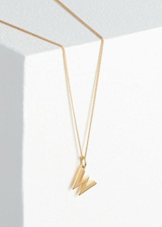 Gold Rachel Jackson Letter Necklace