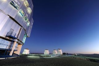 Telescopes at Paranal Observatory, Chile