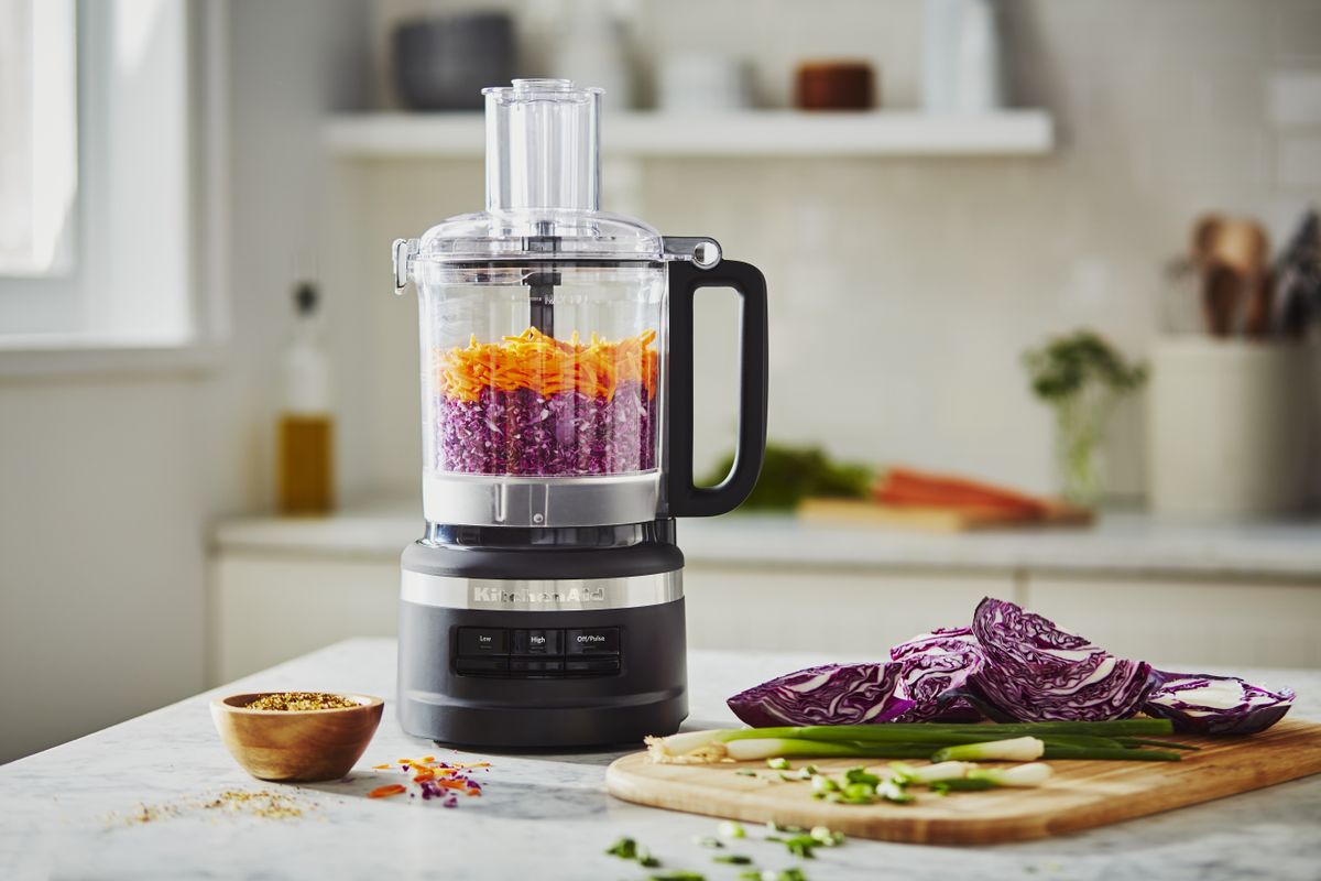 blender vs food processor shredding zucchini