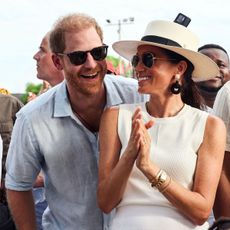 The Duke and Duchess of Sussex on tour in Columbia