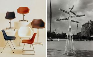 'Polypropylene Chair' mark II, 1964 and 'Polypropylene Armchair', 1967 Day designed signage