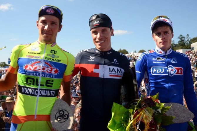 The podium from today