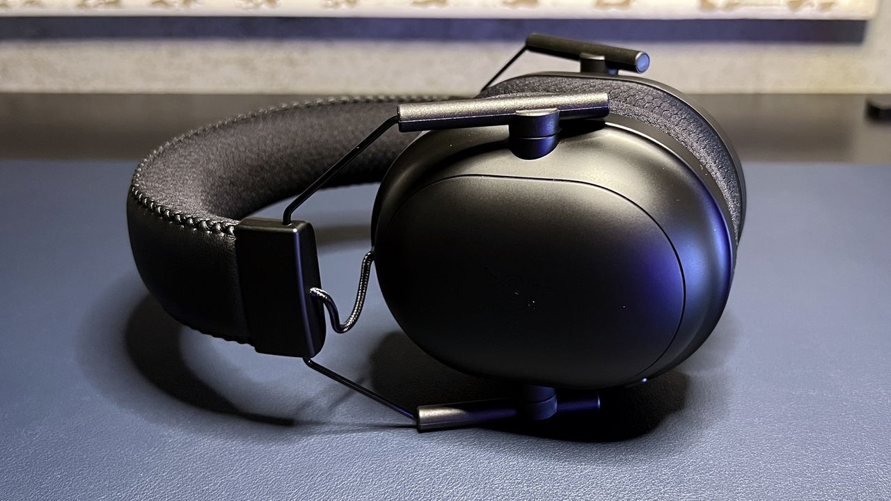 black razer headset on desk
