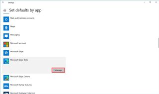 Windows 10 set default by apps settings