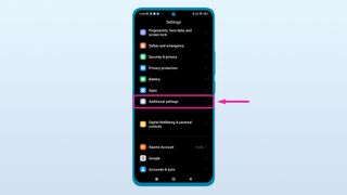 How to screenshot Xiaomi phone back tap additional settings