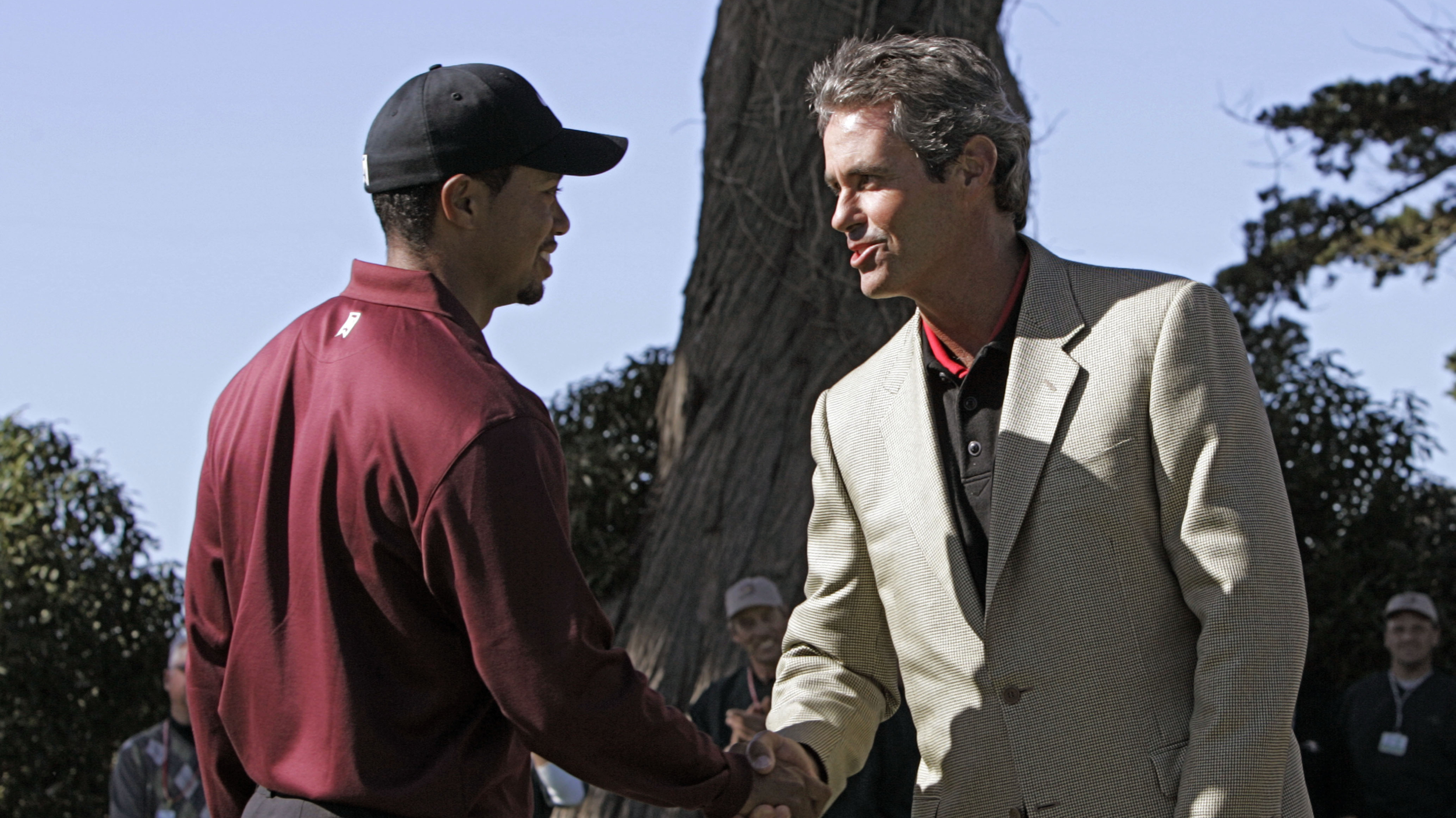 Tiger Woods and Ian Baker-Finch 