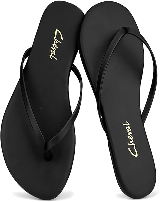 Cheval, Flat Leather Flip Flops for Women, Comfortable Dressy Thong Sandals 2025 Summer and Spring Vacation Essentials, Chanclas Para Mujer