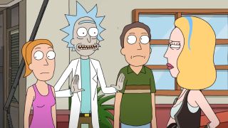 The Smith family talking to Space Beth