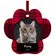 Frisco Plaid Paw Shape Metal Personalized Ornament