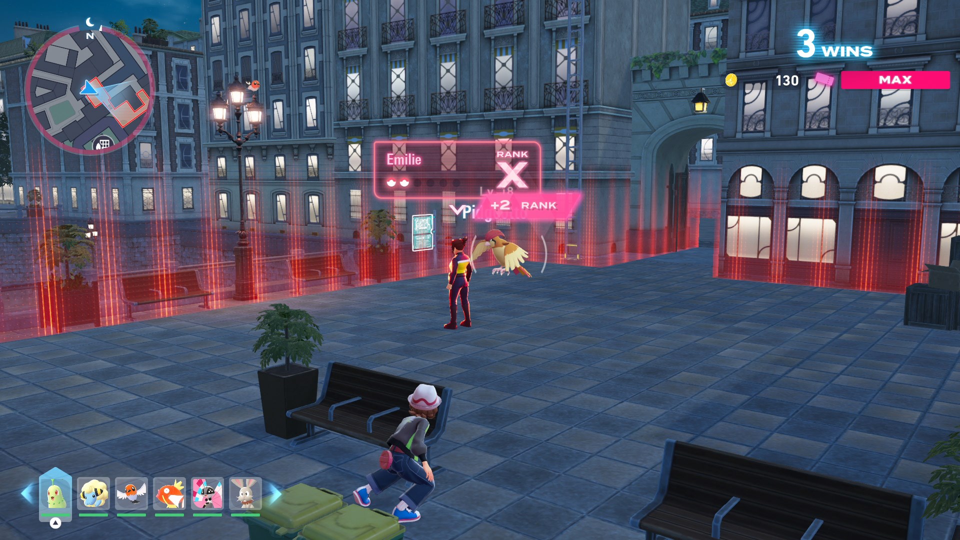 Sneaking towards a rival trainer in Pokemon Legends ZA