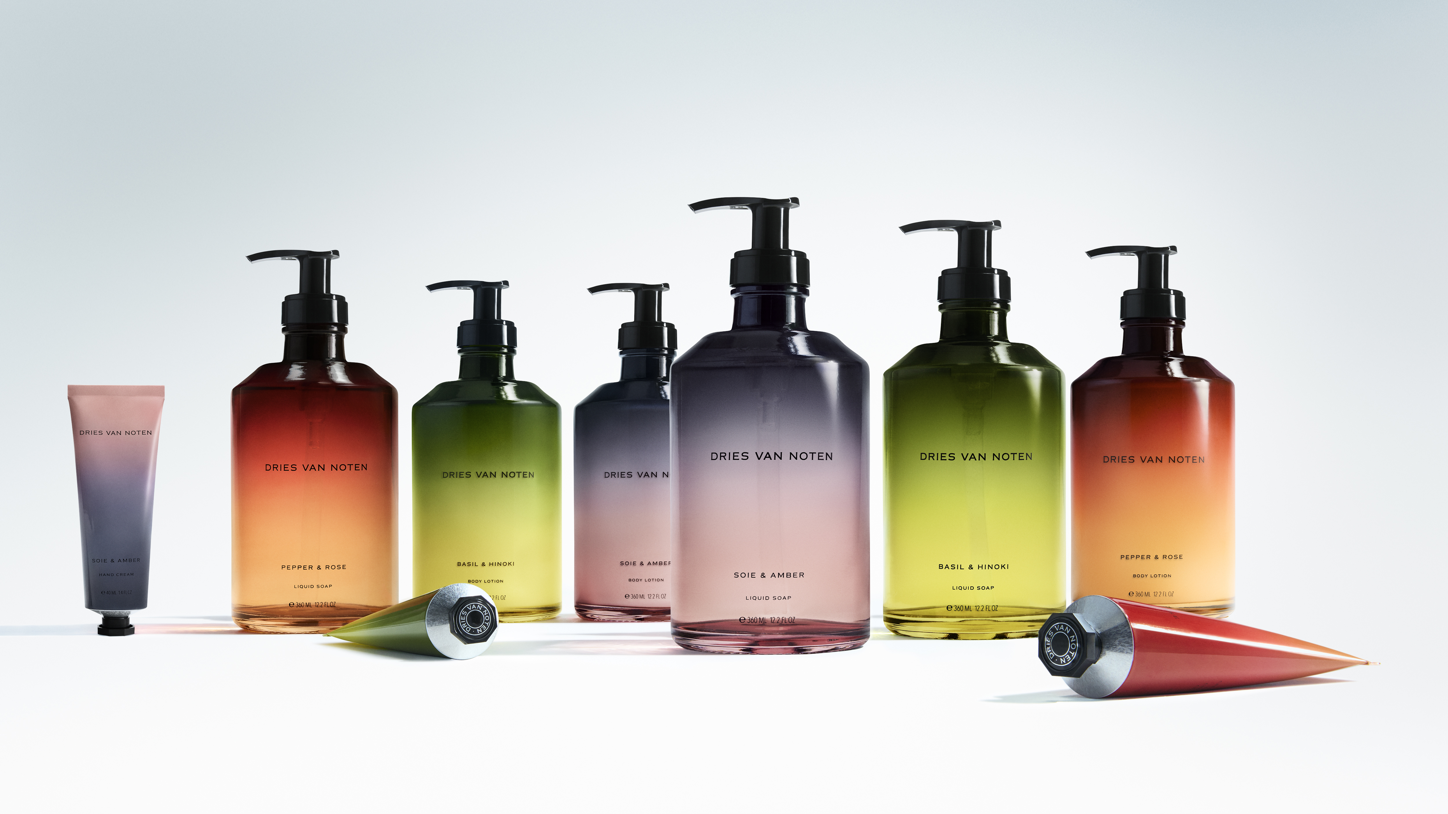 Dries Van Noten body care collection.