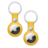 Apple AirTag Leather Keyring (2 Pack): Was $70 now $19.99 at WootSave: