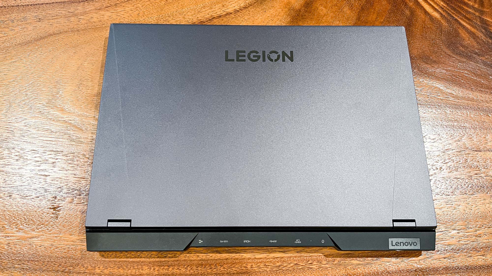 Lenovo Legion 5i Pro review unit on desk
