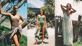 Models on a beach wearing Australian clothing brand Zulu & Zephyr