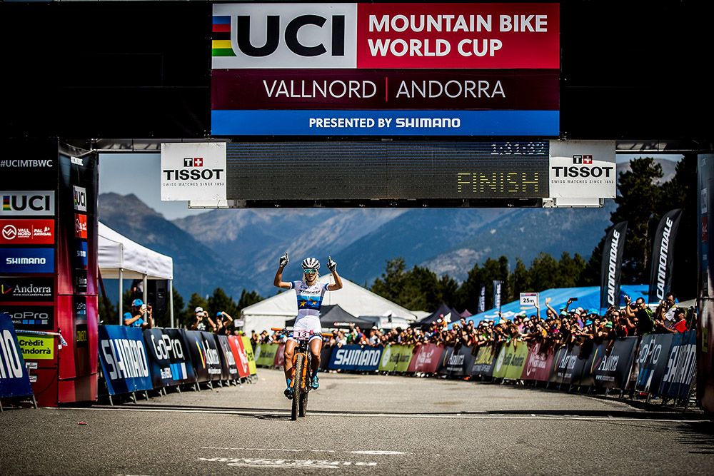 Jolanda Neff (St&ouml;ckli Pro Team) wins the final World Cup of 2016