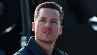 Close-up on Wes' confused face in FBI: in FBI: International Season 4