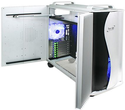 Thermaltake Tai Chi: Striking Aluminum Case - Either Way ATX or BTX ...