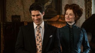 Trevor and Hetty smiling in Ghosts Season 5x04