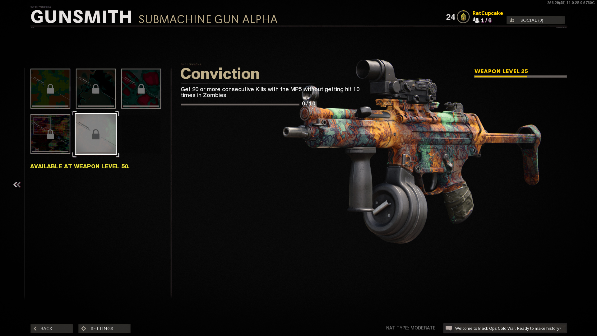 Call of Duty: Cold War zombies camo challenges