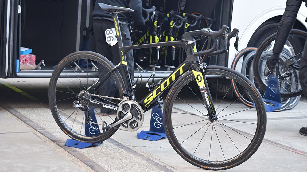 The Scott Foil RS of Mitchelton-Scott's Chris Juul-Jensen