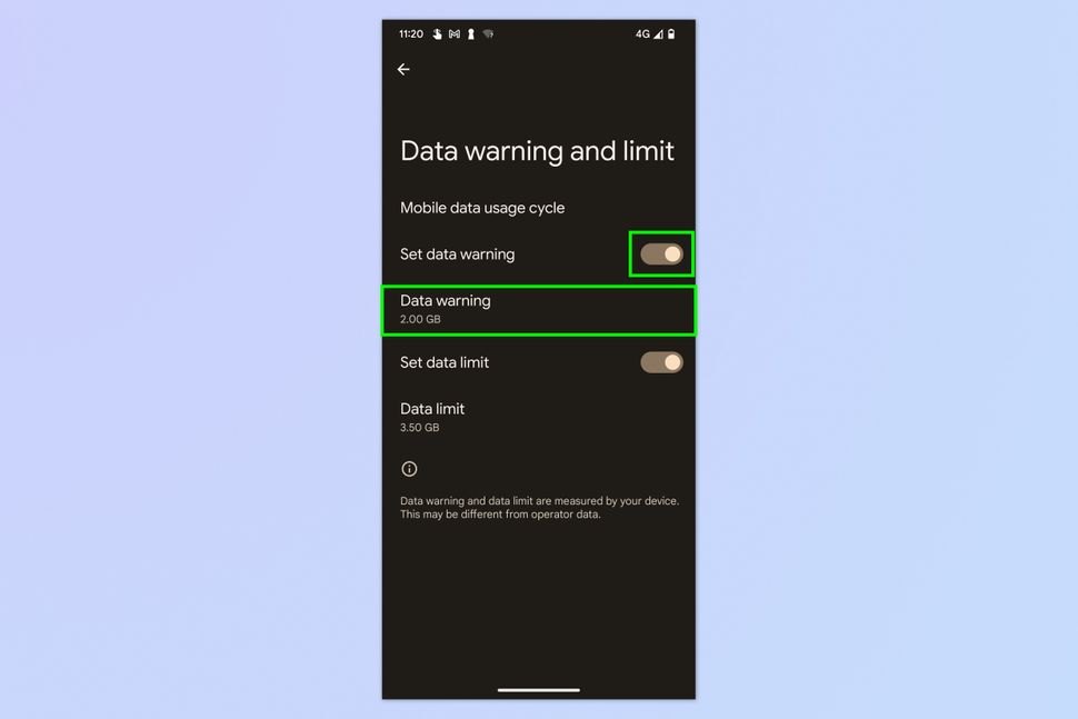 How to set data limits on Android | Tom's Guide
