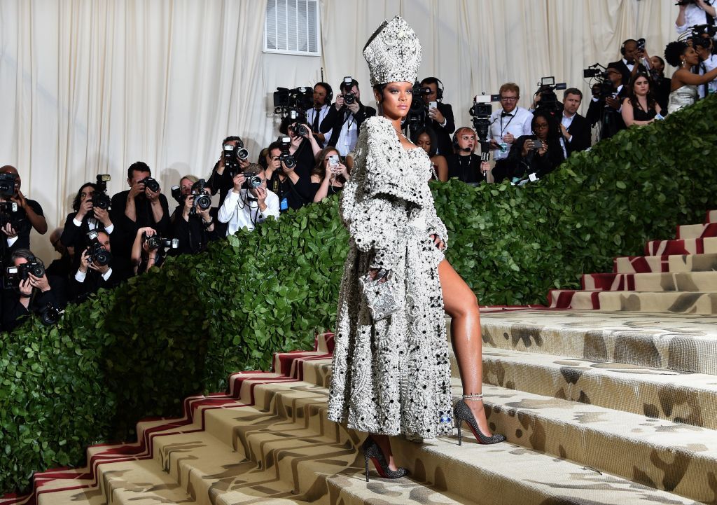 Rihanna at the 2018 Met Gala.