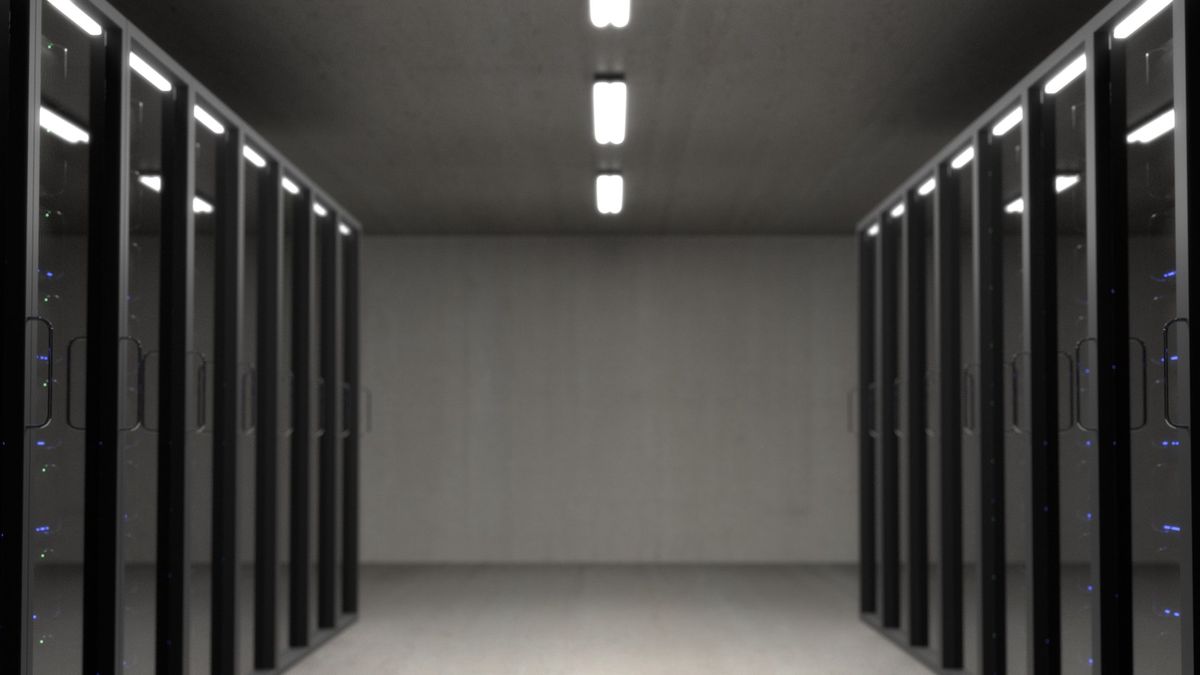 image of a server room 