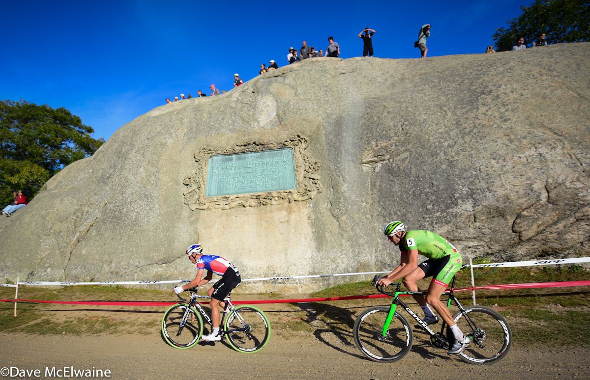 Jeremy Powers (Aspire Racing) chasing Curtis White while Ryan Trebon follows