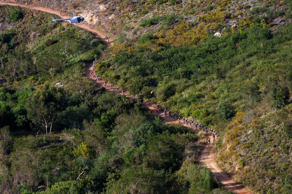 An aerial shot of stage 7