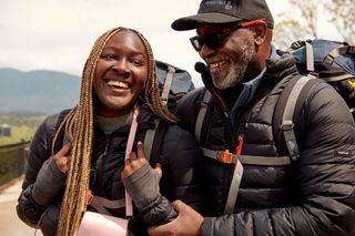 Monique with her dad Ladi in Race Across The World series 3.
