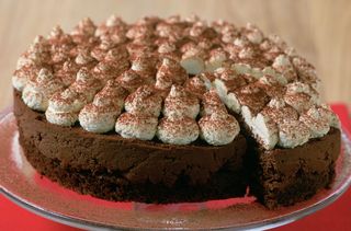 Chocolate tiramisu cake