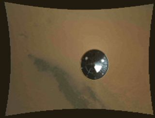 Mars rover Curiosity photo shows heat shield separation