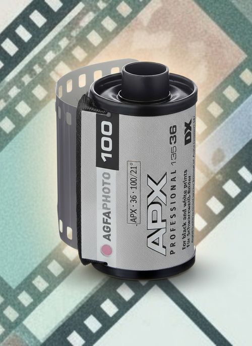 Agfa APX Professional 100 
36-exp black-and-white print film 