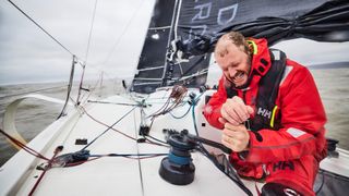 Piers Copham sailing in Wales