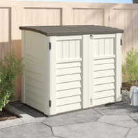 Outdoor 4 ft. 5 in. W x 2 ft. 9 in. D Horizontal Storage Shed