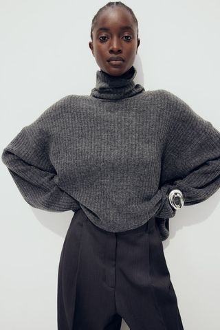 Oversized Turtleneck Sweater