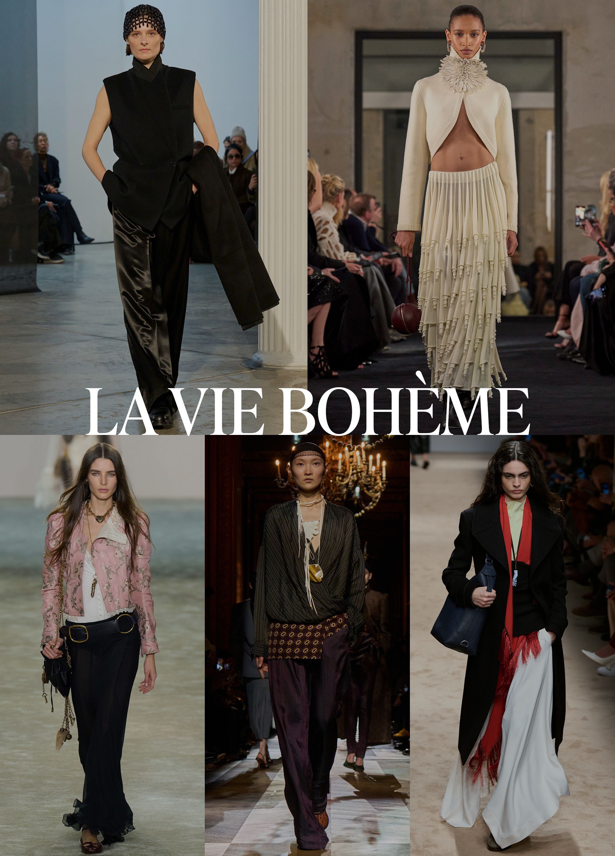 Fall/winter 2025 runway looks.