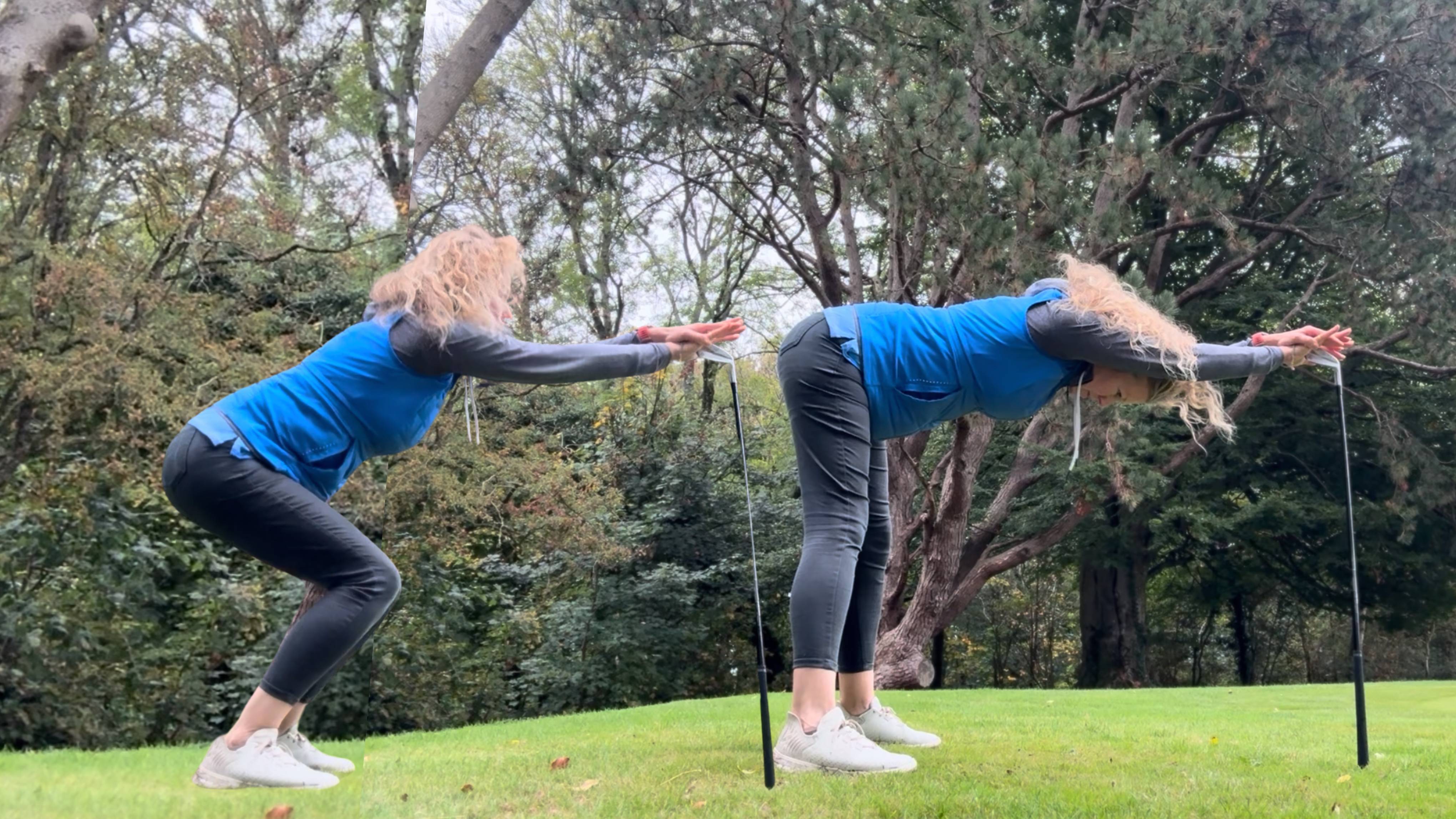 Katie Dawkins yoga for golf
