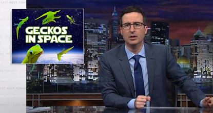 John Oliver really, really wants to #GoGetThoseGeckos