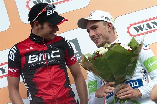 Blythe and Degenkolb on the podium in Binche