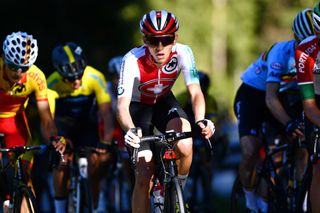 INNSBRUCK, AUSTRIA - SEPTEMBER 27: Alexandre Balmer of Switzerland / during the Men Juniors Road Race a 132,4km race from Kufstein to Innsbruck 582m at the 91st UCI Road World Championships 2018 / RR / RWC / on September 27, 2018 in Innsbruck, Austria. (Photo by Justin Setterfield/Getty Images)
