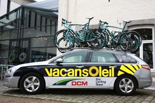 The Vacansoleil team car is ready for 2012