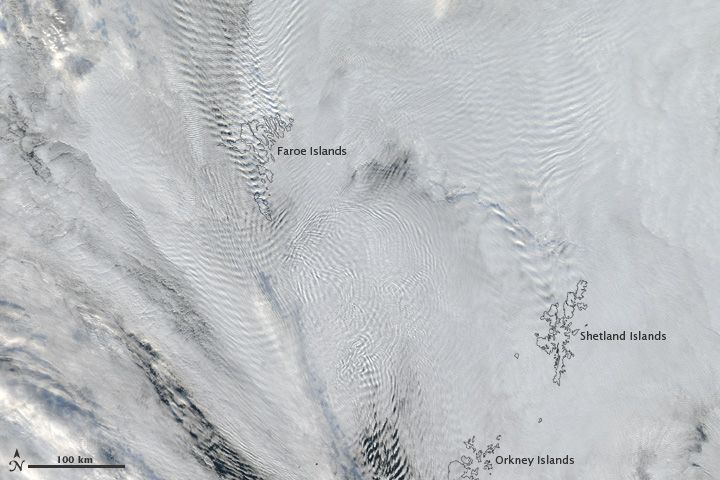 Clouds over the North Sea