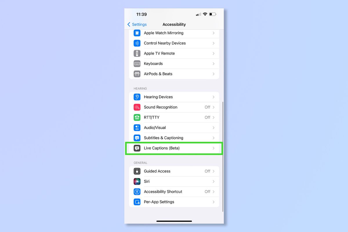 How to get live captions on audio and video with iOS 16 | Tom's Guide