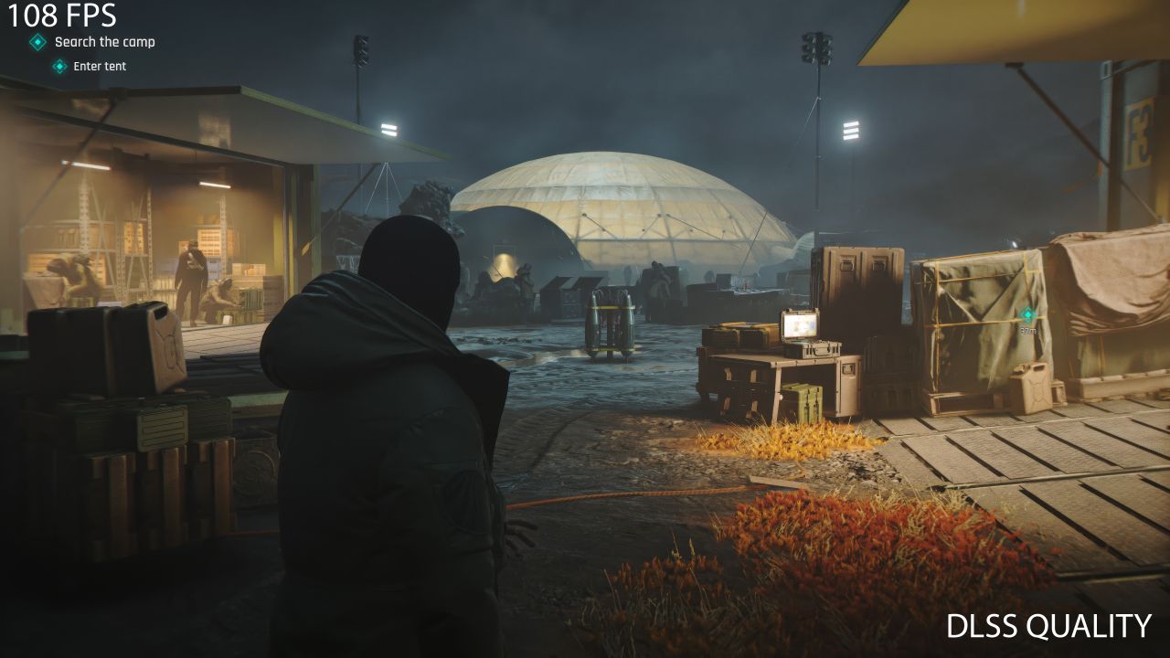 Screenshot of the game 007 First Light running on an Nvidia GeForce graphics card