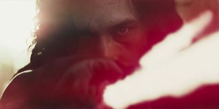 Adam Driver as Kylo Ren in Star Wars: The Last Jedi (2017)