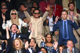 Tom Hiddleston at Wimbledon