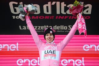 Tadej Pogacar at the Giro d'Italia